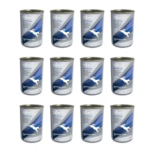 Ograniczona ilość TROVET Hypoallergenic RRD z królikiem - mokra karma dla psa - 12x400 g