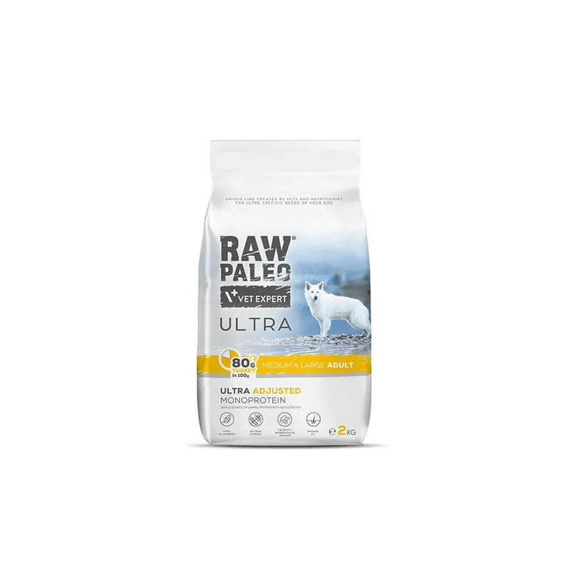 Tylko dziś RAW PALEO ULTRA MEDIUM/LARGE ADULT TURKEY 10 KG