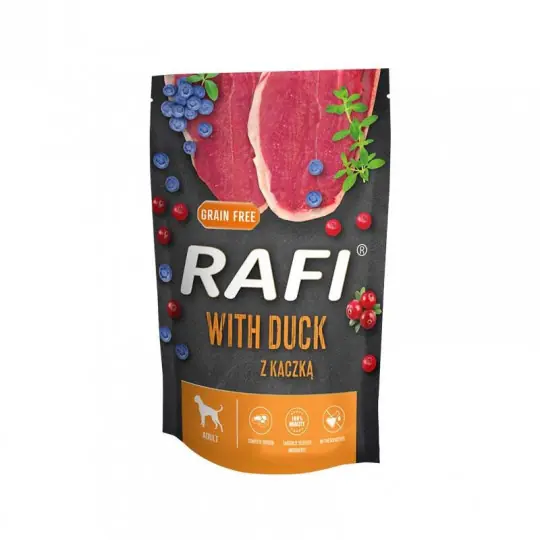 DOLINA NOTECI Rafi z kaczką - mokra karma dla psa - 500g Premium