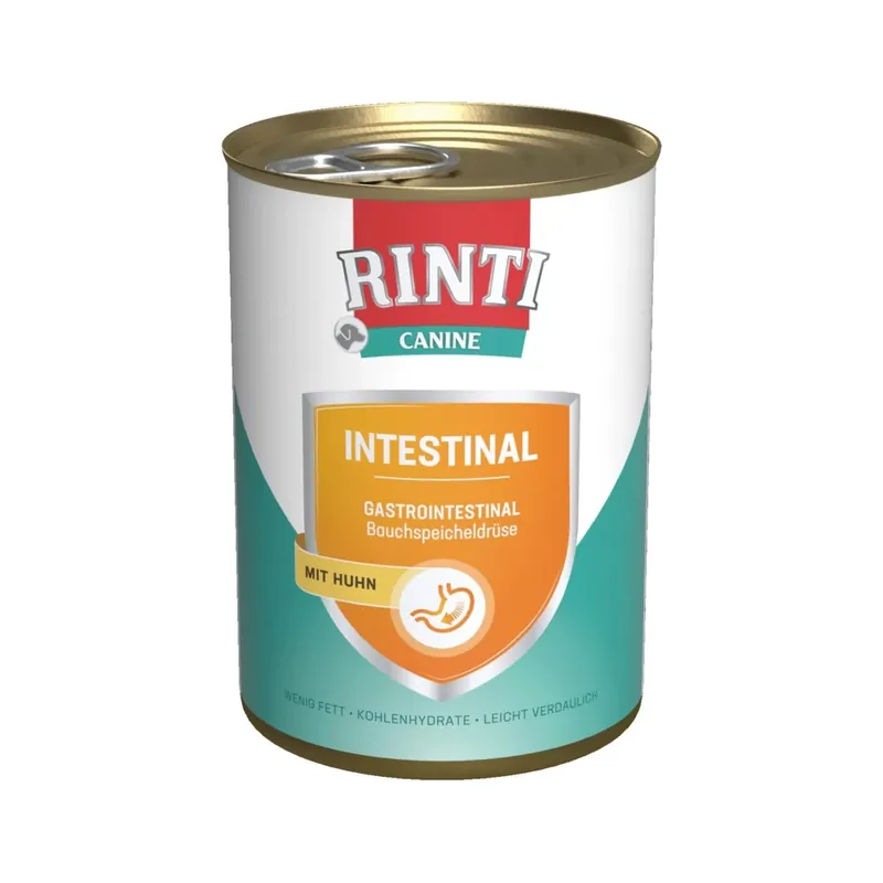 RINTI PUSZKA INTESTINAL KURCZAK DIETA DLA PSÓW 400G Do wyczerpania zapasów