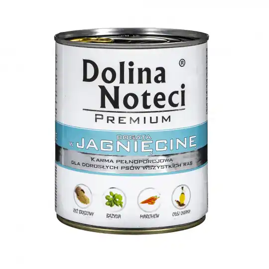 Bestseller DOLINA NOTECI Premium bogata w jagnięcinę - mokra karma dla psa - 800 g