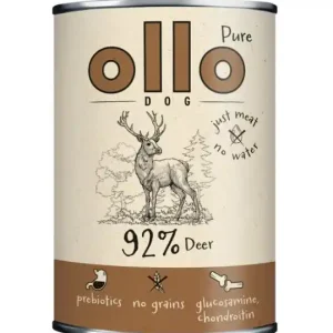 Dodaj do koszyka OLLO Pure Mono Jeleń - mokra karma dla psa - 400g