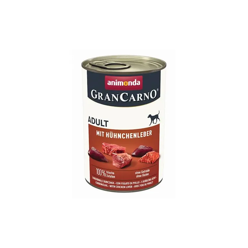 ANIMONDA GRANCARNO WĄTRÓBKA Z KURCZAKA 400G PIES Dodaj do koszyka