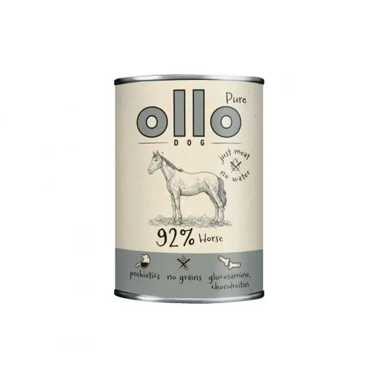 Tylko dziś OLLO Pure Koń Mono - mokra karma dla psa - 400g