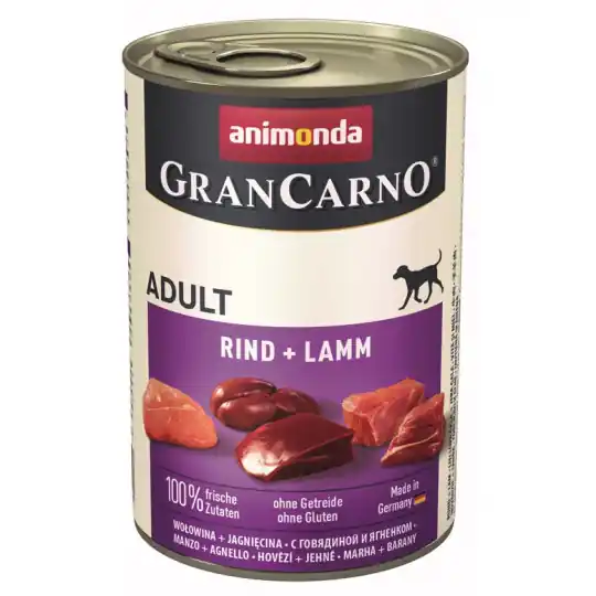 ANIMONDA Grancarno Adult wołowina i jagnięcina - mokra karma dla psa - 400 g Zamów teraz