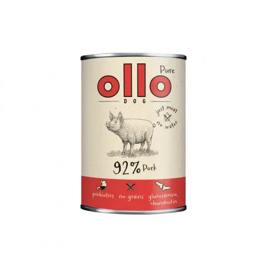 Szybka dostawa OLLO Pure Wieprzowina Mono - mokra karma dla psa - 850g