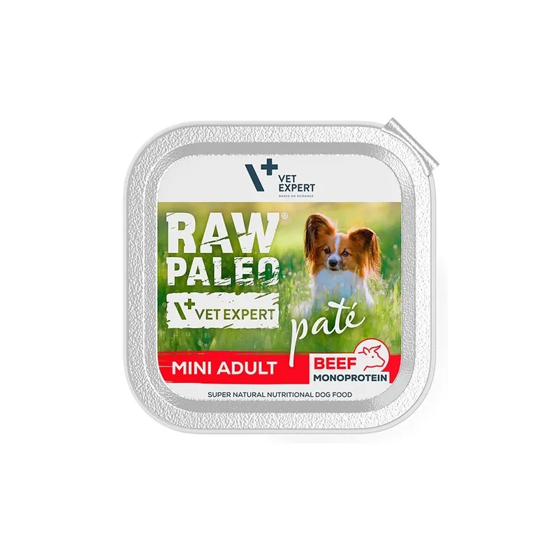 RAW PALEO PATE MINI ADULT BEEF 150 G Hit sprzedaży