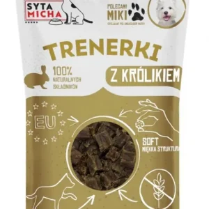 Bezpieczna płatność SYTA MICHA Trenerki z królikiem - przysmak dla psa - 80 g