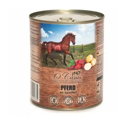 Dodaj do koszyka O‘CANIS Mono Konina z ziemniakami - mokra karma dla psa - 800g