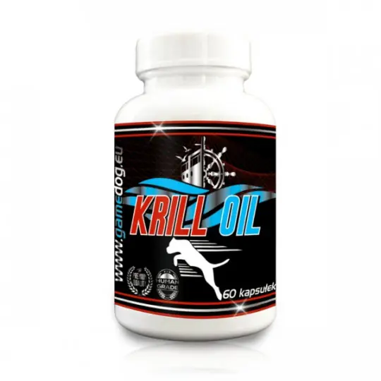 Bestseller GAME DOG Krill Oil - suplementy dla psa - 60 tabletek