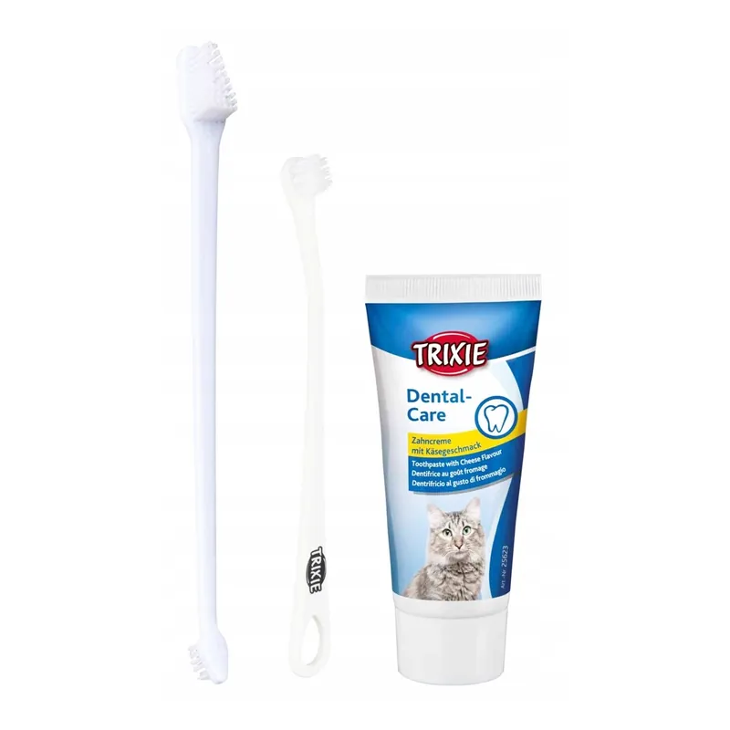 Oferta TRIXIE ZESTAW DO CZYSZCZENIA ZĘBÓW DLA KOTA