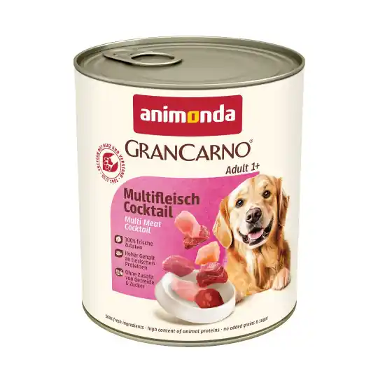 ANIMONDA Grancarno Adult mięsny koktajl - mokra karma dla psa - 800 g Wyjątkowa oferta