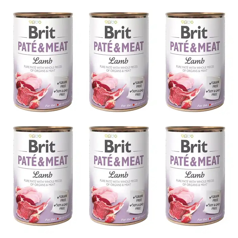 Brit Pate & Meat 6 x 400g Lamb mokra karma dla psa Obniżka ceny