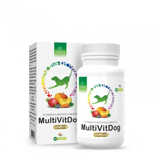 POKUSA MultiVit Dog Complex - witaminy dla psa - 120szt. Cena promocyjna