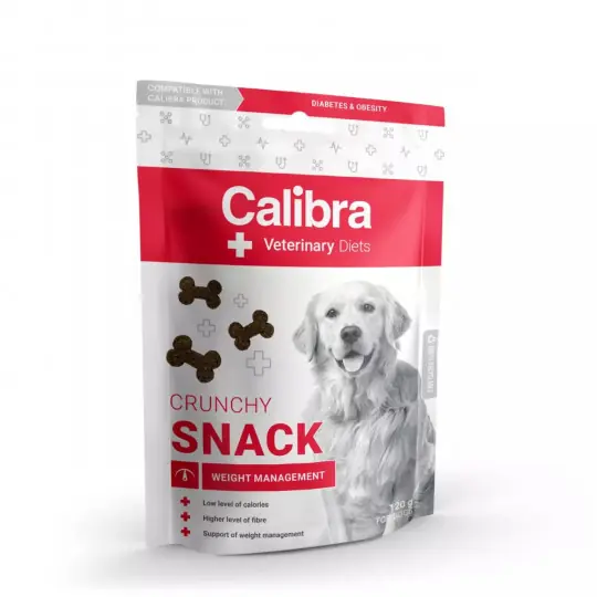 Tani CALIBRA VD Dog crunchy snack weight management - przysmak dla psa - 120g
