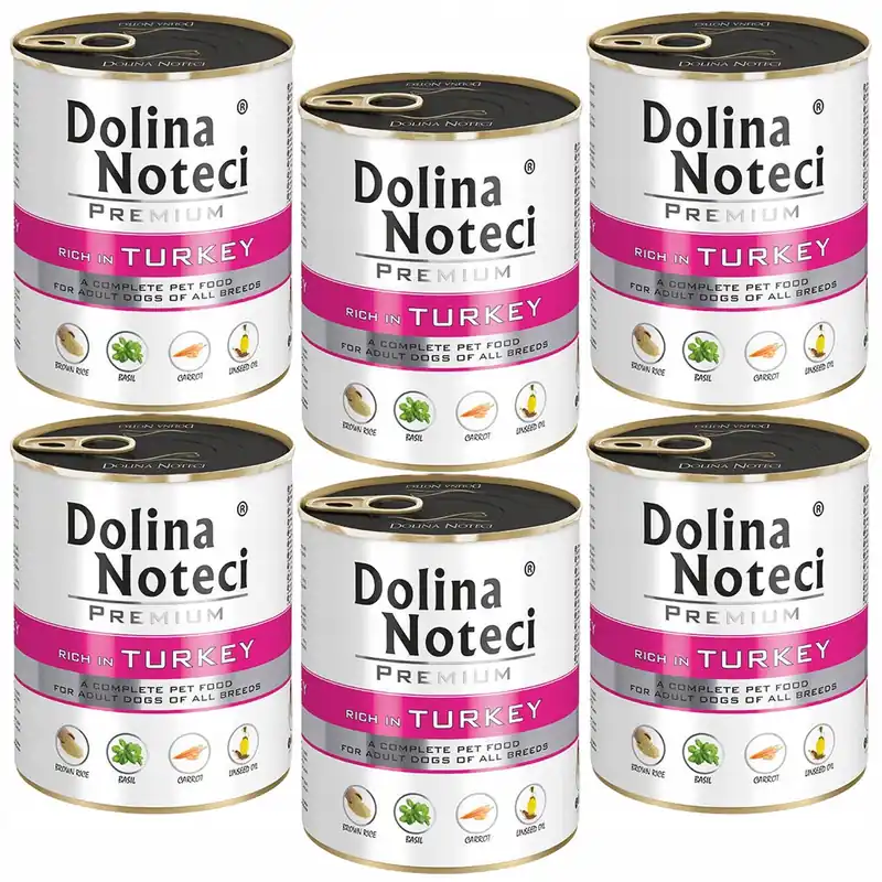 Zniżka Dolina Noteci Premium mokra karma dla psa 6 x 800g indyk
