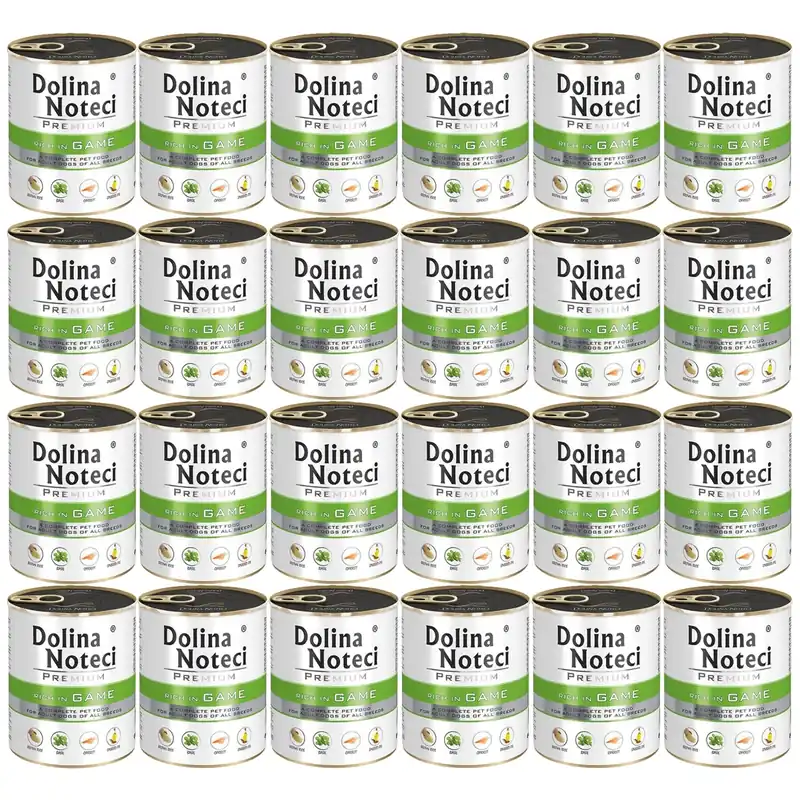 Zniżka Dolina Noteci Premium mokra karma dla psa 24 x 800g dziczyzna