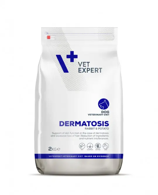 VETEXPERT Veterinary Diet Dermatosis Dog Rabbit & Potato Mono - sucha karma dla psa - 2kg Zniżka