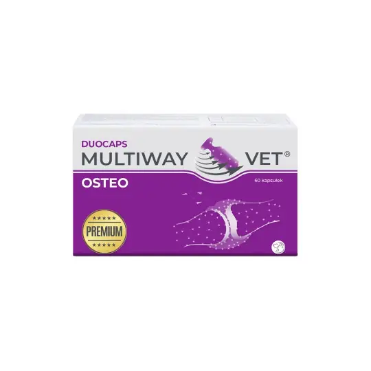 Bezpieczne zakupy JM SANTE Multiway Vet Duocaps Osteo - kapsułki twist-off na stawy dla psa i kota - 60szt.