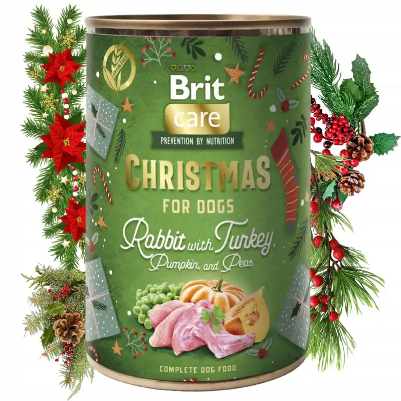 BRIT CHRISTMAS Mono Protein Królik mokra karma dla psa 400g Wyprzedaż