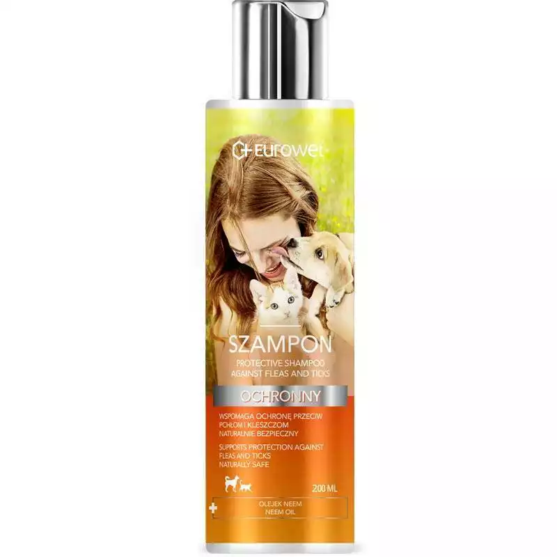 Zamów dziś Eurowet - szampon przeciw pchłom i kleszczom, 200 ml