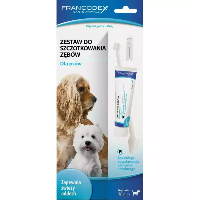 FRANCODEX Zestaw szczoteczka i pasta do czyszczenia zębów Obniżka ceny