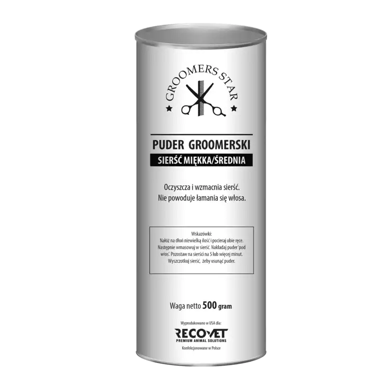 Oferta GROOMERS STAR Puder groomerski na sierść miękką oraz średnią