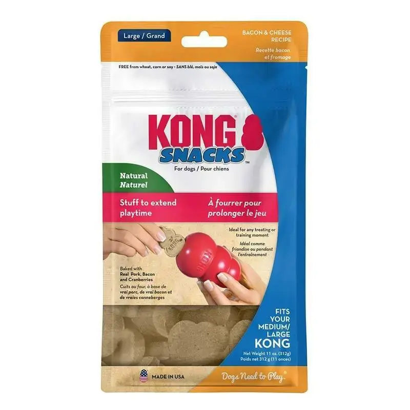 KONG Snacks Bacon & Cheese - ciastka dla psów do uzupełniania konga o smaku bekonowo-serowym Najlepsza cena