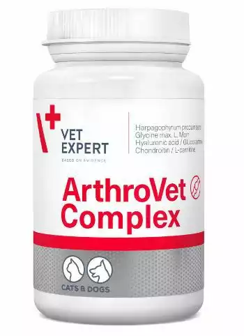 Cena promocyjna VetExpert ArthroVet Complex - preparat wspomagający funkcje stawów, tabletki