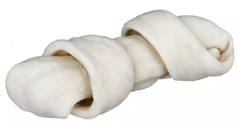 Bezpieczna płatność Trixie Denta Fun Kość zwijana ze skóry wołowej