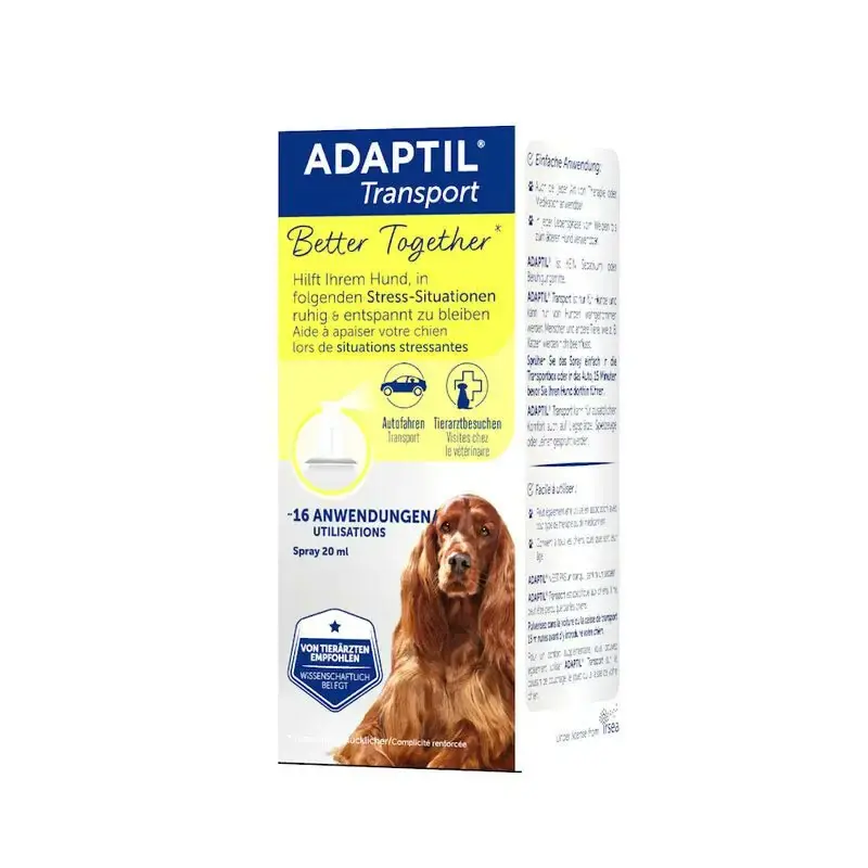 Bezpieczne zakupy ADAPTIL - Dog Apeasing Pheromone - Psie Feromony Kojące, spray 60ml