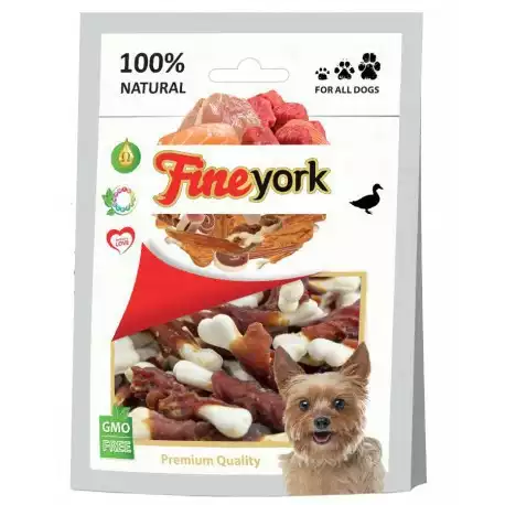 FINE YORK DUCK CALCIUM BONE - przysmaki dla psa Popularny