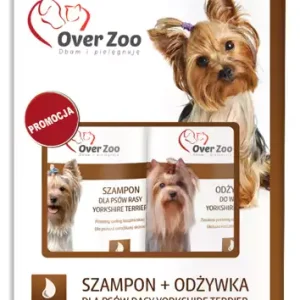 Dodaj do koszyka OVER ZOO - Zestaw dla psów rasy Yorkshire Terrier - Szampon 250ml + Odżywka 240ml