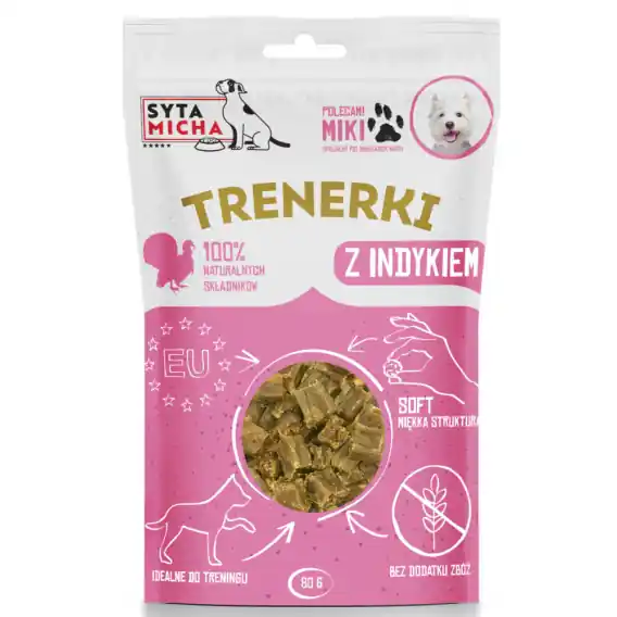 Syta Micha Przysmaki z indykiem 80g Nie przegap