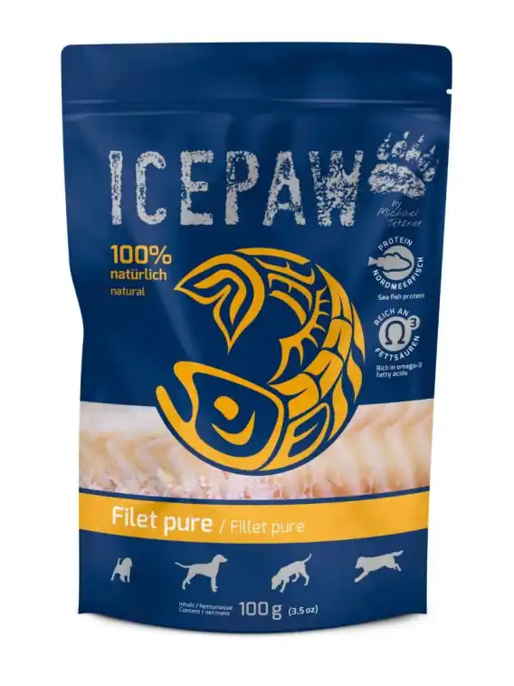 Sprawdź teraz ICEPAW Filet Pure - filet z dorsza dla psów 100g