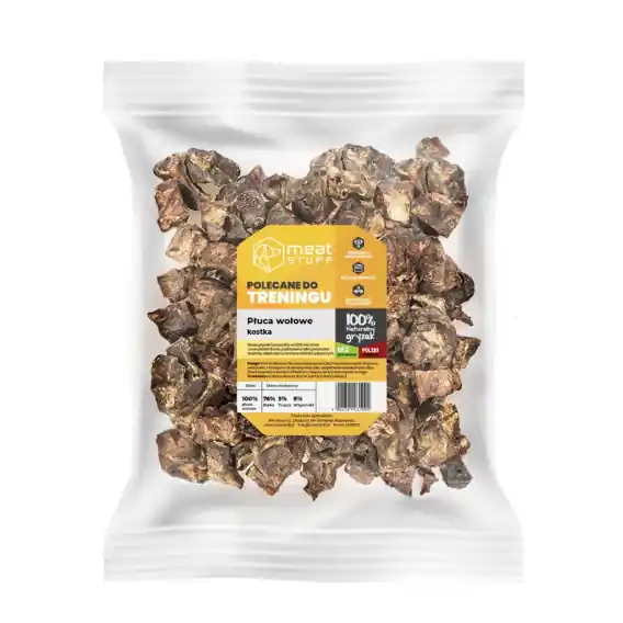 MEAT STUFF - Płuca wołowe kostka (100 g) Darmowy zwrot