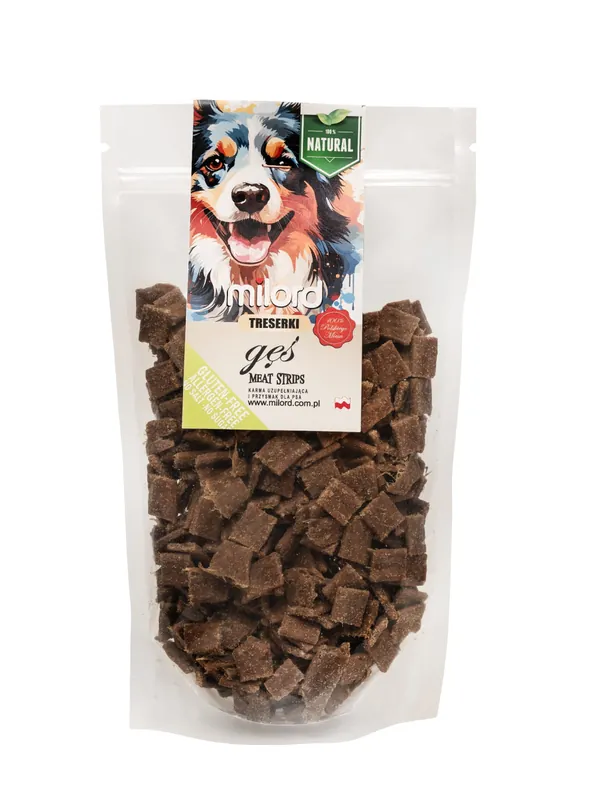 Milord Suszona GĘŚ W KAWAŁKACH treserki 140g Oferta czasowa