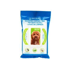 Promocja Artero Pet Bath Gloves (20 szt.) – Profesjonalne Rękawice do Czyszczenia Sierści Psów i Kotów (Bez Użycia Wody)