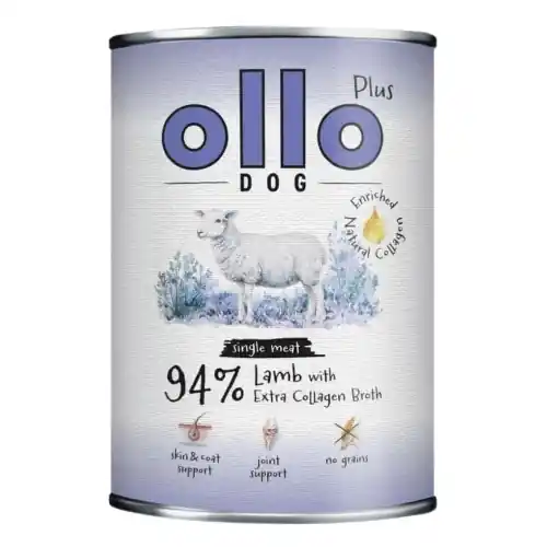 Kup online Ollo Plus Dog mokra karma Kolagen Jagni臋cina 400g