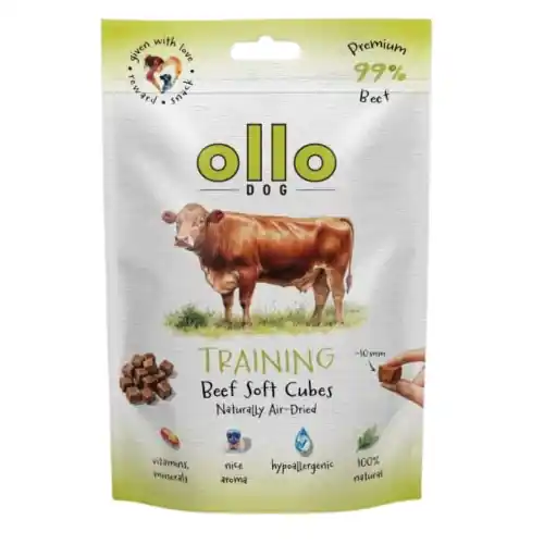 Oferta Ollo Air Dried Training Beef Cubes 80g