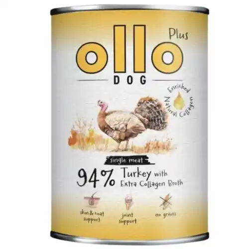 Ollo Plus Kolagen indyk karma dla psa stawy glukozamina bez zb贸偶 800g Zniżka