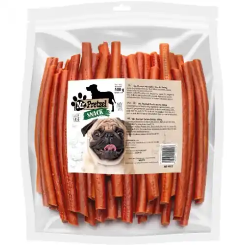 Mr. Pretzel paluszki z kaczki przysmak dla psa mi臋kkie gryzak trening 500 g Tylko do końca tygodnia