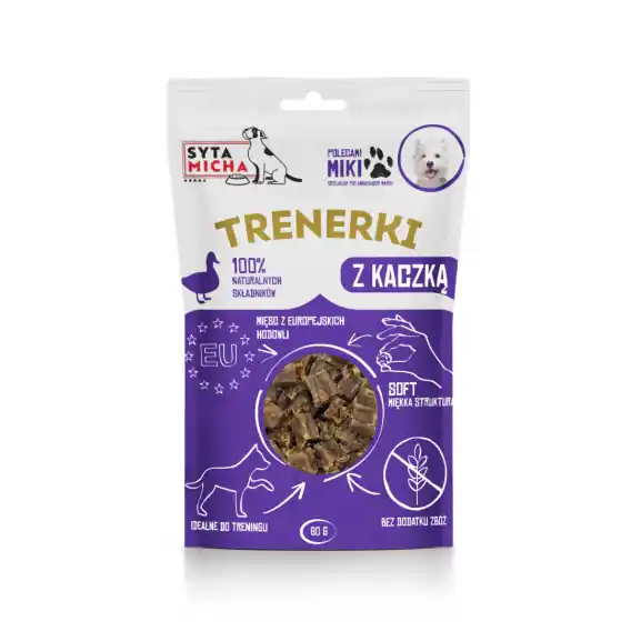 Syta Micha Przysmaki dla psa z kaczką 80g Wybór klientów