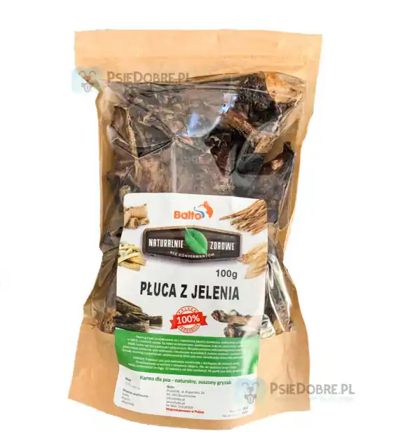 BALTO Płuca jelenia premium 100g Tylko dziś