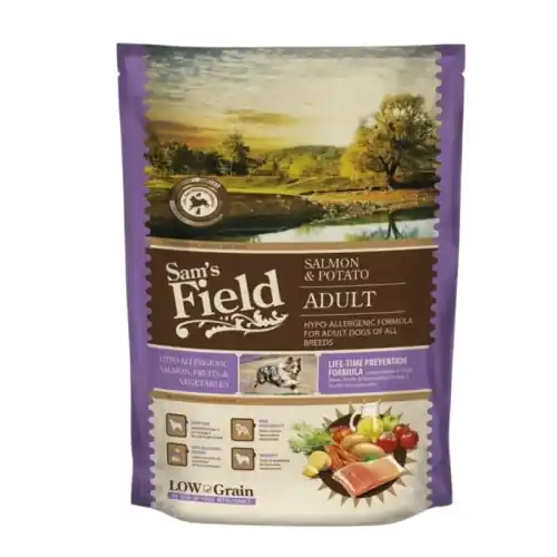 Ostatnie sztuki Sam‘s Field sucha pies Salmon&Potato 800g Adult