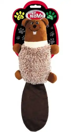 Pet Nova Dog b贸br pluszowa zabawka dla psa piszcz膮ca mi臋kka do tulenia 47cm Oferta czasowa