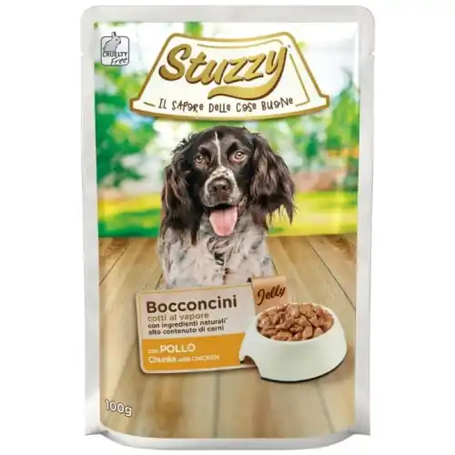 Stuzzy Bocconcini Karma mokra dla psa Kurczak w galaretce bez zb贸偶 100g Kup teraz