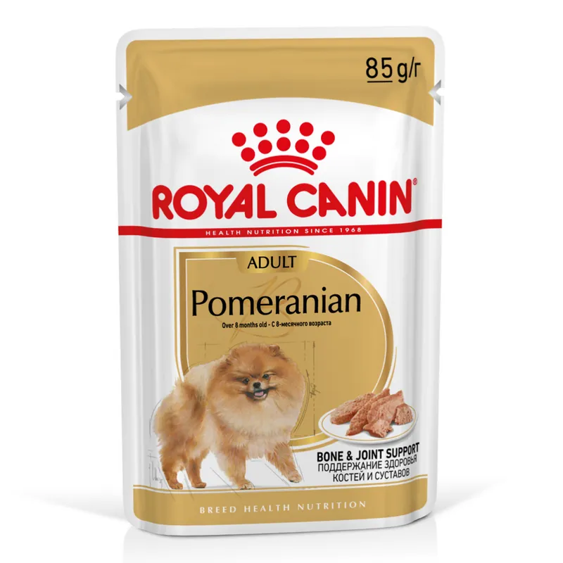 Taniej Royal Canin Pomeranian Adult Karma Mokra, Pasztet Dla Psów Dorosłych Rasy Szpic Miniaturowy 85g
