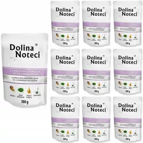 Dostępne od ręki Dolina Noteci Premium Ma艂e rasy Kr贸lik 10 x 100g