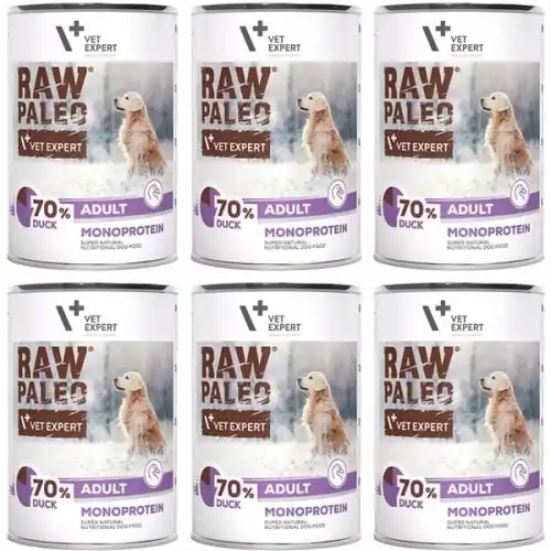 Raw Paleo Adult Monoprotein Duck 6 x 400g Łatwy zwrot